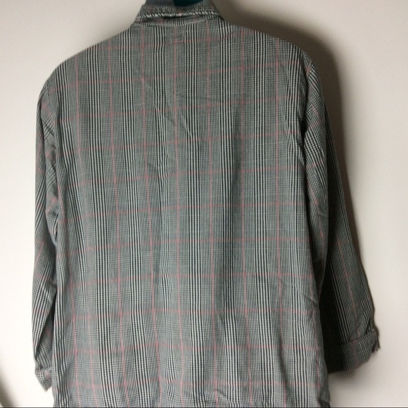 Cabernet‎ Pajama 2PC Set Women's Medium B/W & Red Herringbone Plaid - Picture 8 of 15